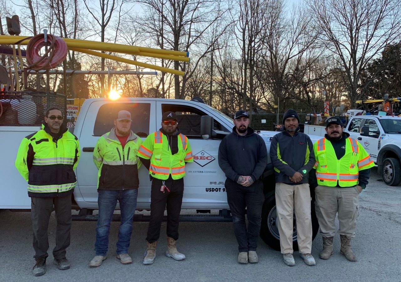 Construction team from Virginia Natural Gas