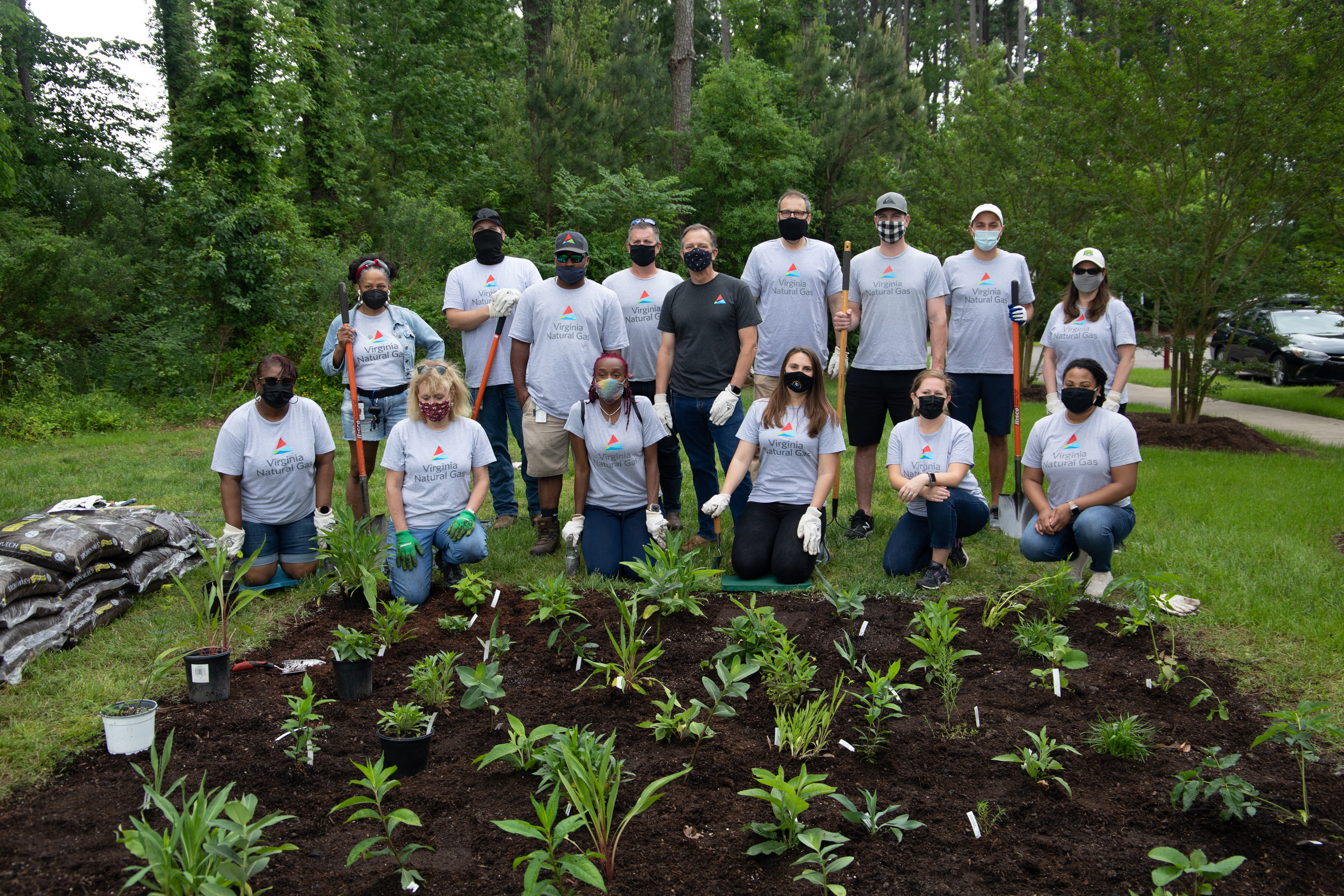 Pollinator Gardens planted by Virginia Natural Gas volunteers will support life cycle of monarch butterflies