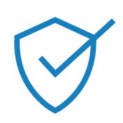 shield with check mark icon