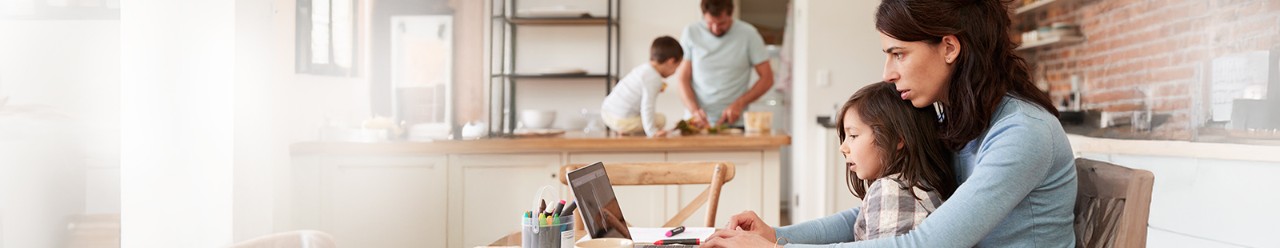 bill payment assistance mother and child