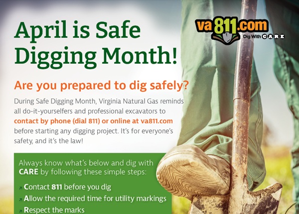 Safe Digging Newsletter Graphic