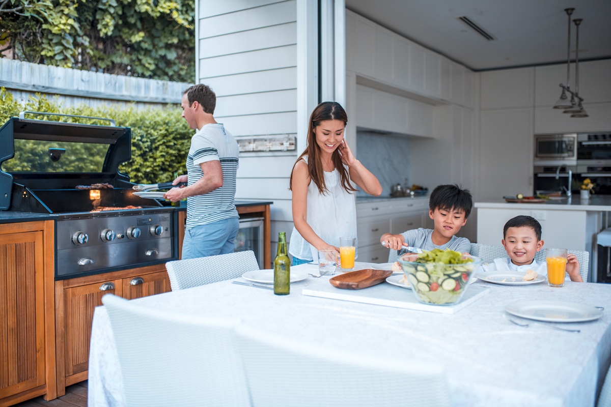 natural gas grill