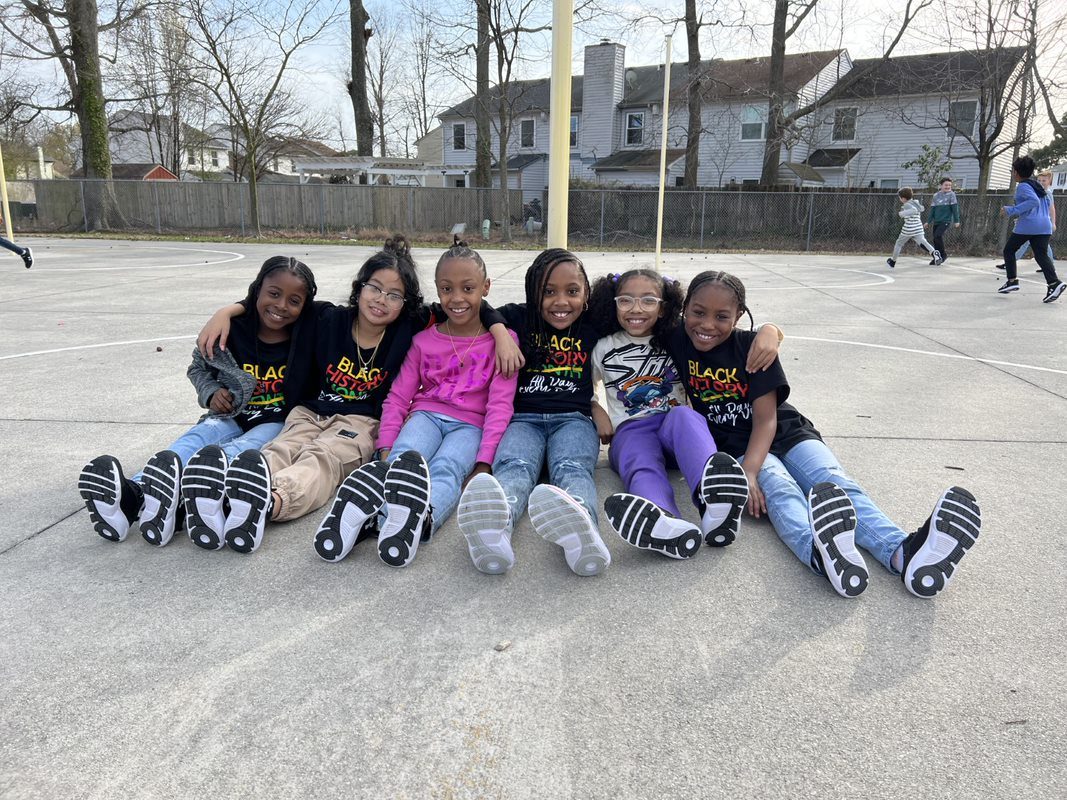 group of little girls