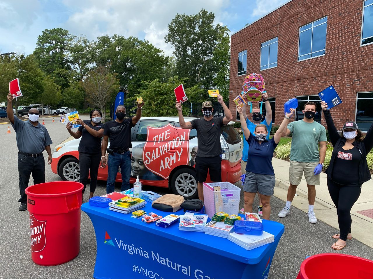 COVID19 community drivethru food drives provide over 6K meals to